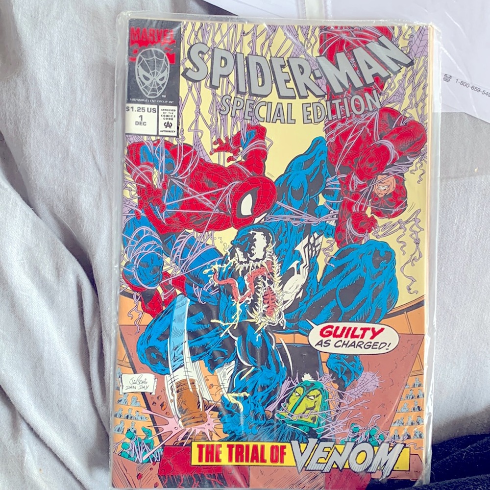 Marvel comics Spider-Man #1 Special edition. The trial of Venom. 1992.